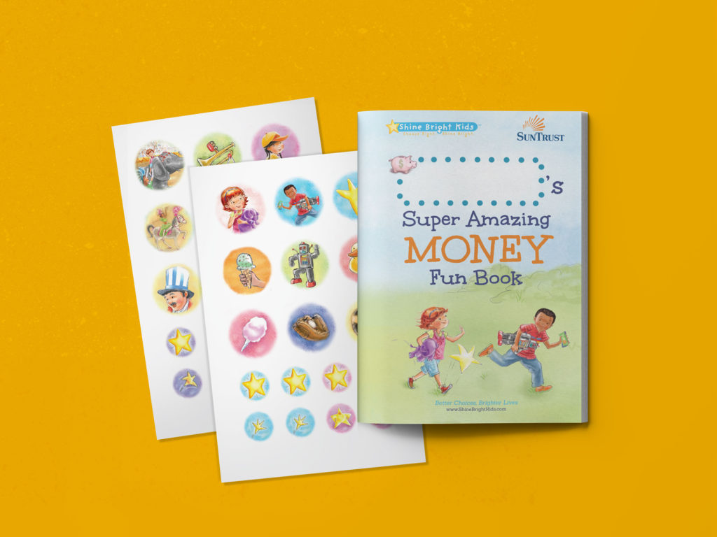 SBK Money Fun Book Cover & Stickers