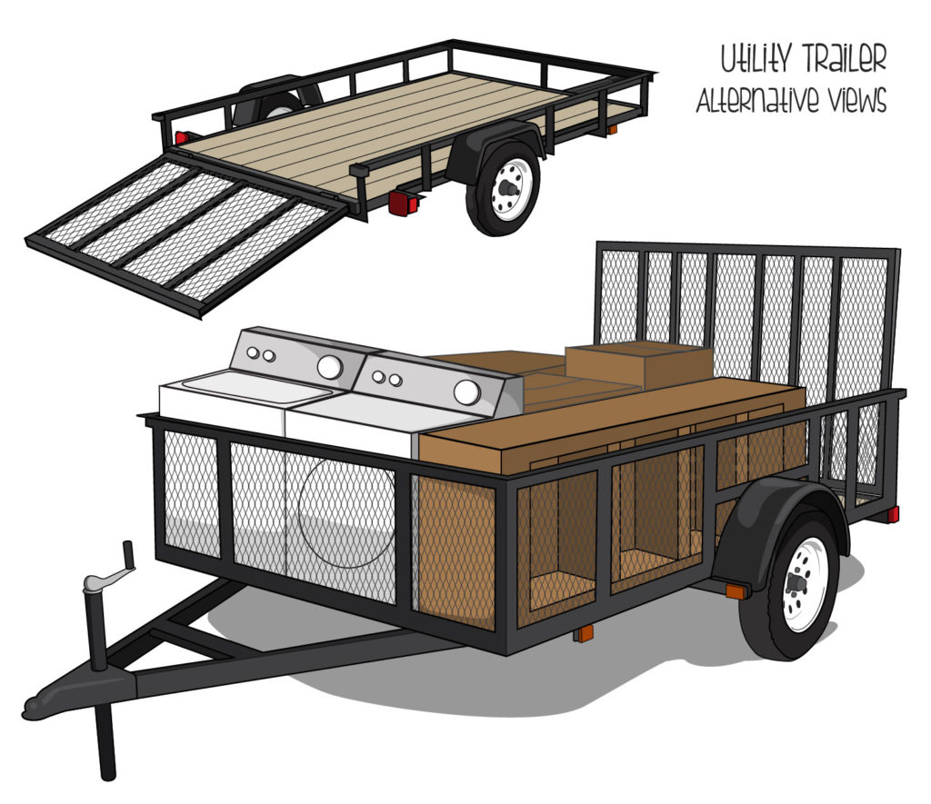 Utility Trailer - Alternative Viewpoints 1